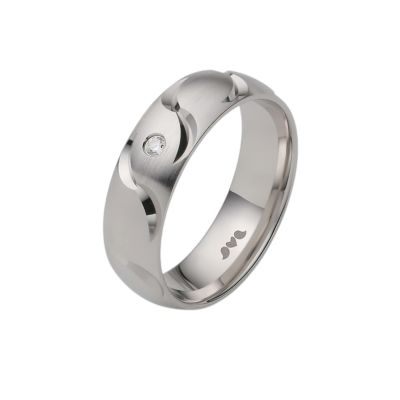 Rauschmayer Freundschaftsring Damen Zirkonia Silber 15-00009