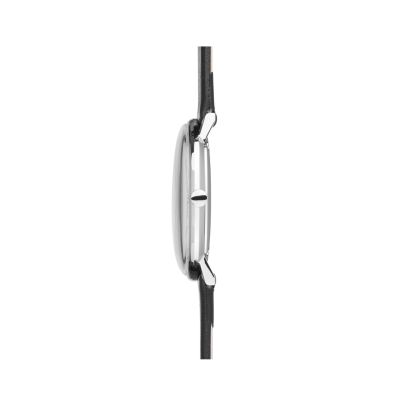Junghans 41/4817.02 Herren-Uhr Max Bill Analog Quarz mit Leder-Armband