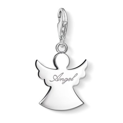 Thomas Sabo 0871-001-12 Charm-Anhänger Schutzengel Silber