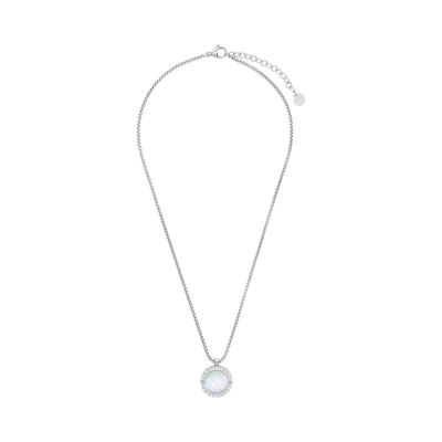 Joop! Halskette mit Anhänger Damen Perlmutt Zirkonia Silber 2039775