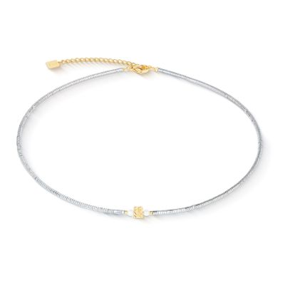 Coeur de Lion Halskette Edge and Grace Edelstahl Gold-Ton 1138/10-1716