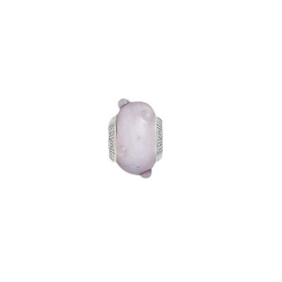 Lovelinks 1182669-99 Charm Bead Muranoglas Flieder-Weiss Sterling-Silber