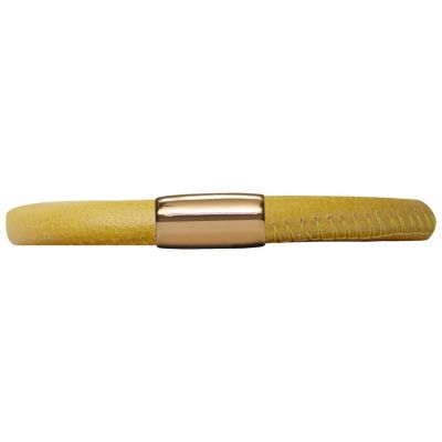 Endless 12509-20 Leder-Armband Gelb Gelb-Gold 20,0 cm
