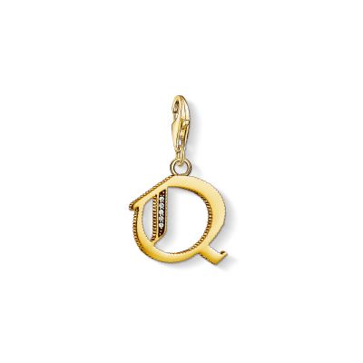 Thomas Sabo 1623-414-39 Charm-Anhänger Buchstabe Q Gold