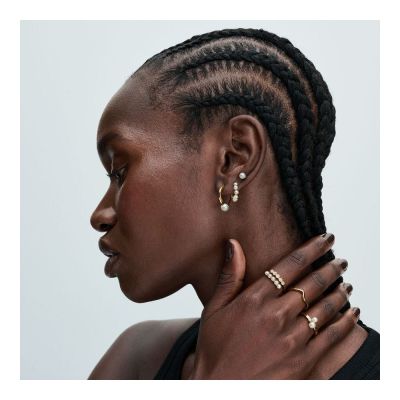 Pandora 163146C01 Ring Damen Süßwasserzuchtperlen & Steine Vergoldet