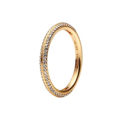 Pandora Me 169679C01 Pavé-Ring Damen Styling Zirkonia 14k Vergoldet
