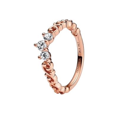 Pandora Diadem-Ring Königlicher Wirbel 14k Rosé-Gold 182232C01