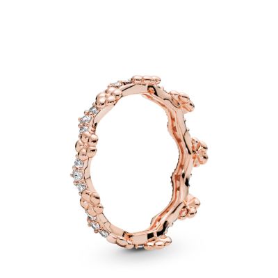 Pandora Ring Damen Flower Crown 14K Rosévergoldet 187924CZ