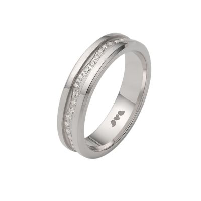 Rauschmayer Freundschaftsring Damen Zirkonia Silber 15-00018