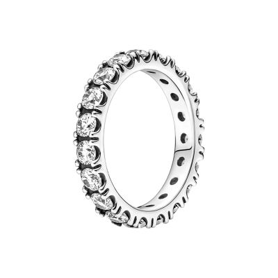 Pandora 190050C01 Ewigkeits-Ring Damen Funkelnde Reihe Zirkonia Silber