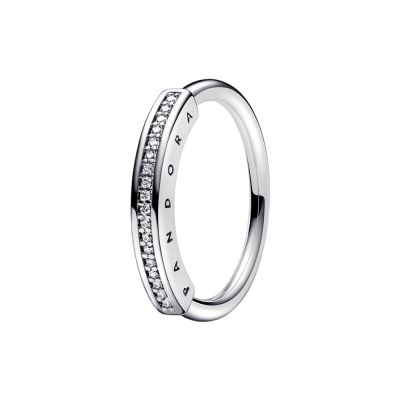 Pandora 192283C01 Ring Damen Signature I-D Pavé Sterling-Silber Gr. 54