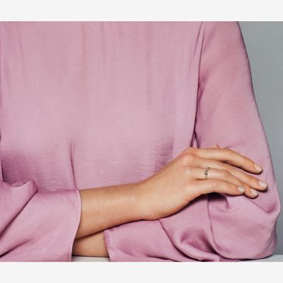 Pandora 198898C00 Ring Damen Unendlichkeitsknoten Silber