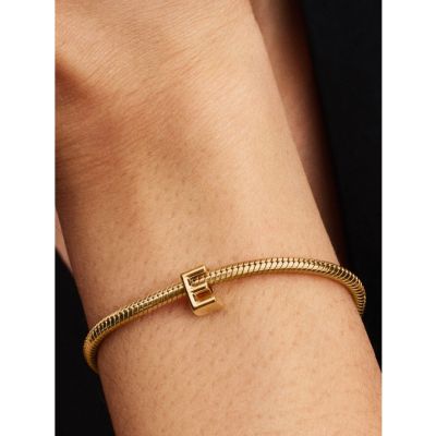 Pandora Charm Damen Buchstabe E Alphabet 14 Karat Vergoldet 763951C00