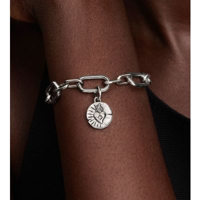 Pandora Me Medaillon-Charm Herz Zirkonia Sterling-Silber 793975C01
