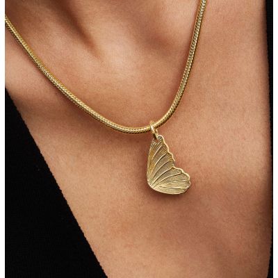 Pandora Anhänger Schmetterlingsflügel 14 Karat Vergoldet 364015C00