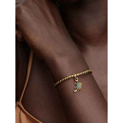 Pandora Charm-Anhänger Damen Krabbe 14 Karat Vergoldet 764684C01