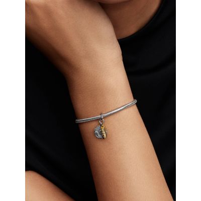 Pandora Charm-Anhänger Fußballschuh Silber 14K Vergoldet 764712C00