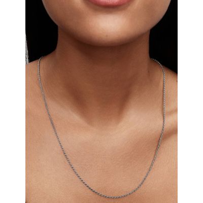 Pandora Halskette Damen Kordel Sterling-Silber 70 cm 394687C00