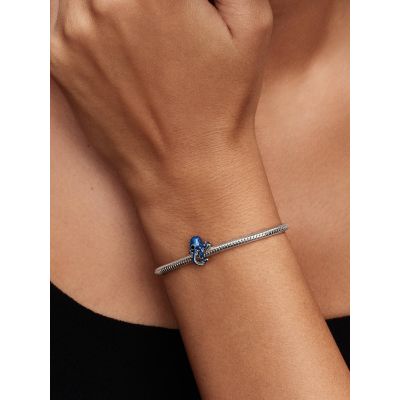 Pandora Charm Damen Blauer Oktopus Emaille Sterling-Silber 794706C01
