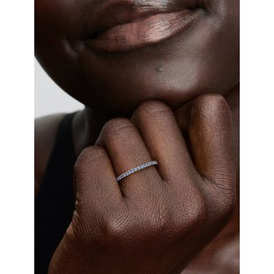 Pandora Ring Halb-Ewigkeits-Band Blau 14K Vergoldet 162999C02