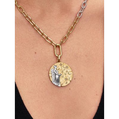 Pandora Me Medaillon-Charm Groß Jungfrau 14K Vergoldet 765000C01