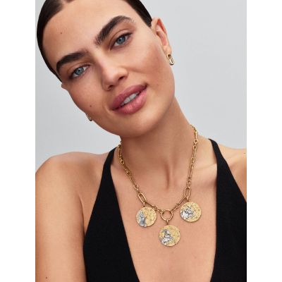 Pandora Me Medaillon-Charm Groß Stier 14 Karat Vergoldet 764998C01