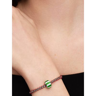Pandora Charm Zuckerstange Murano-Glas Platinbeschichtet 735071C02