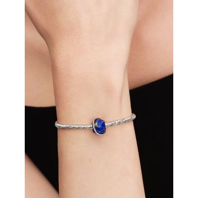 Pandora Charm Himmlicher Blauer Planet Platinbeschichtet 735038C01