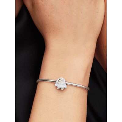 Pandora Charm Schnee-Yeti Zirkonia Platinbeschichtet 735058C01