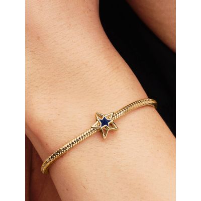 Pandora Charm Stern Offen Gearbeitet 14 Karat Vergoldet 765034C01