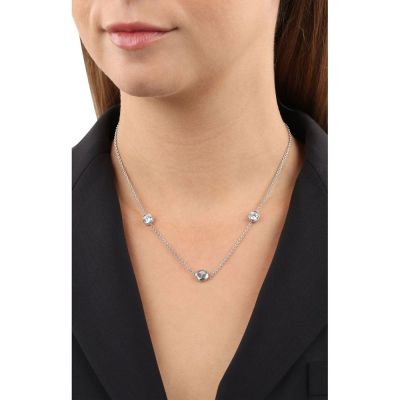 Joop! Halskette mit Zirkonia Cornflower Damen 45 cm Silber 2038047