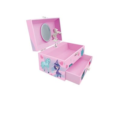 Scout Schmuckkästchen Mädchen Spieluhr mit Einhorn Pink 210000006