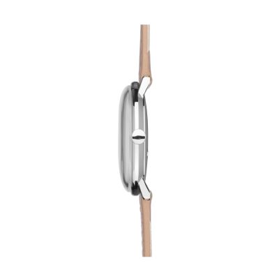 Junghans 27/3701.02 Herren-Uhr Max Bill Analog Handaufzug mit Leder-Armband