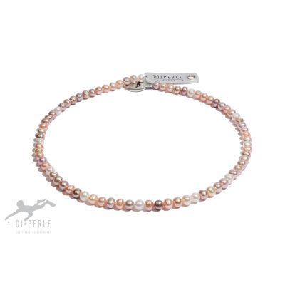 Di Perle 33014135 Halskette Strang Süßwasserzucht-Perlen Multicolor 45 cm