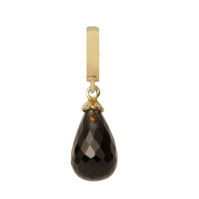 Endless 35450 Charm-Anhänger Tropfen Rauchquarz Gold-Ton