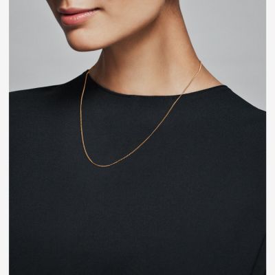 Pandora Rose 388283 Kette Damen Curb Chain Rosé Vergoldet 60 cm