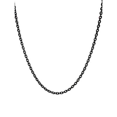 Monomania 43305S-40 Halskette Damen Edelstahl-PVD Schwarz 40 cm