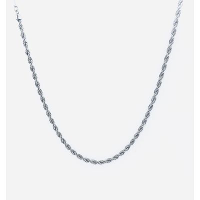 Monomania 43418-38 Kordel-Halskette Damen Edelstahl 38 cm