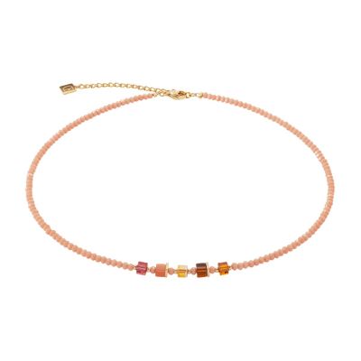 Coeur de Lion Halskette Joyful Colours Orange Goldton 4464/10-0200