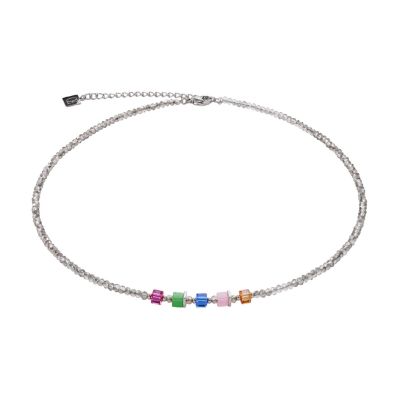 Coeur de Lion Halskette Joyful Colours Multicolor Silber 4464/10-1500