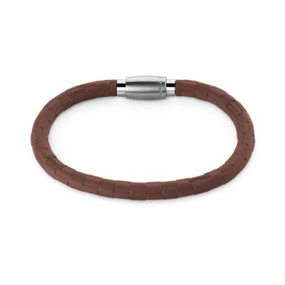 Monomania 45121BR Armband Unisex Silikonkautschuk braun 19 cm