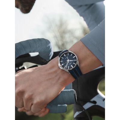 Junghans 27/4211.00 Herren-Uhr Meister S Automatikwerk Leder-Kautschuk-Armband