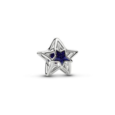 Pandora Charm Stern Offen Gearbeitet Platinbeschichtet 735034C01