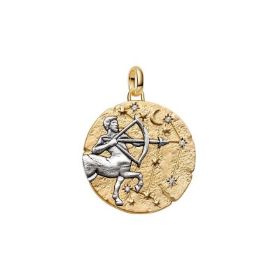 Pandora Me Medaillon-Charm Groß Schütze 14 Karat Vergoldet 764995C01