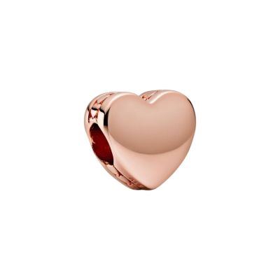 Pandora Charm Damen Gravierbares Herz Rosévergoldet 782015C00