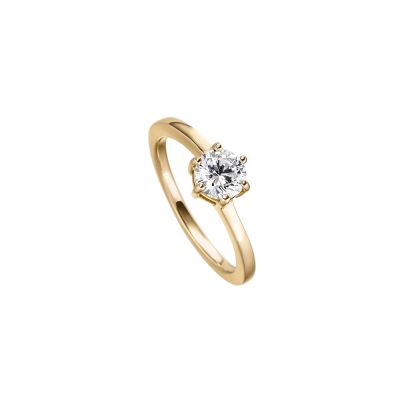 Viventy 782331 Ring Damen Swarovski Zirkonia Silber Vergoldet Gr. 52