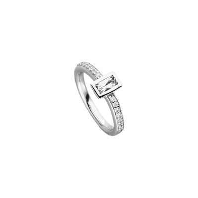 Viventy 782931 Ring Damen 15 Zirkonia Sterling-Silber Gr. 54