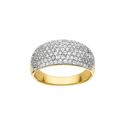 Viventy Ring Damen 119 Zirkonia Silber Vergoldet 784931 Gr. 56