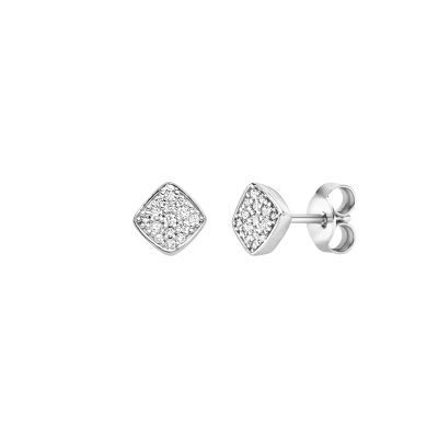 Viventy Ohrstecker Damen Viereck Zirkonia Sterling-Silber 788634