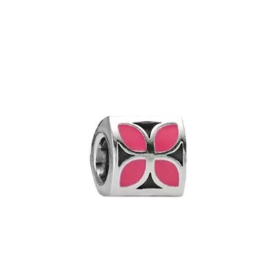 Pandora Charm Damen Blumen Rosa Sterling Silber 790437EN05